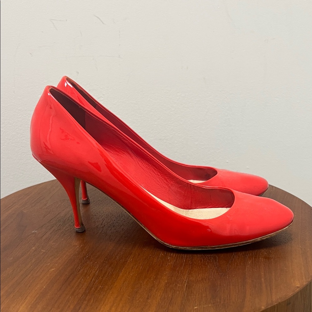 Miu Miu Patent Red Heels